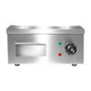 A-818B Flat Top Griddle | Electric Griddle with Manual Control | Teppanyaki Grill | Stainless Steel