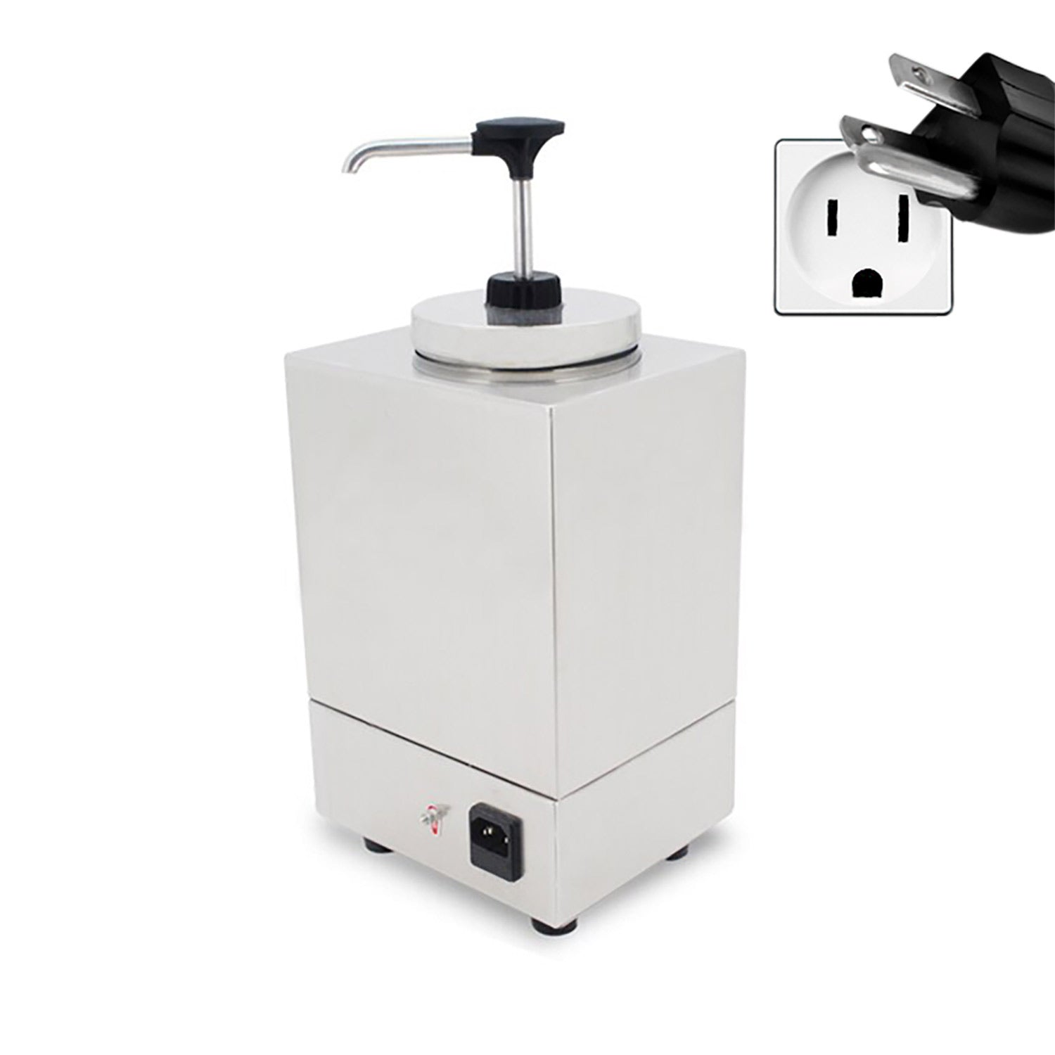 AP-313S Electric Sauce Dispenser | Topping Warmer with Pump | Sauce Dispenser | Commercial and Home Use