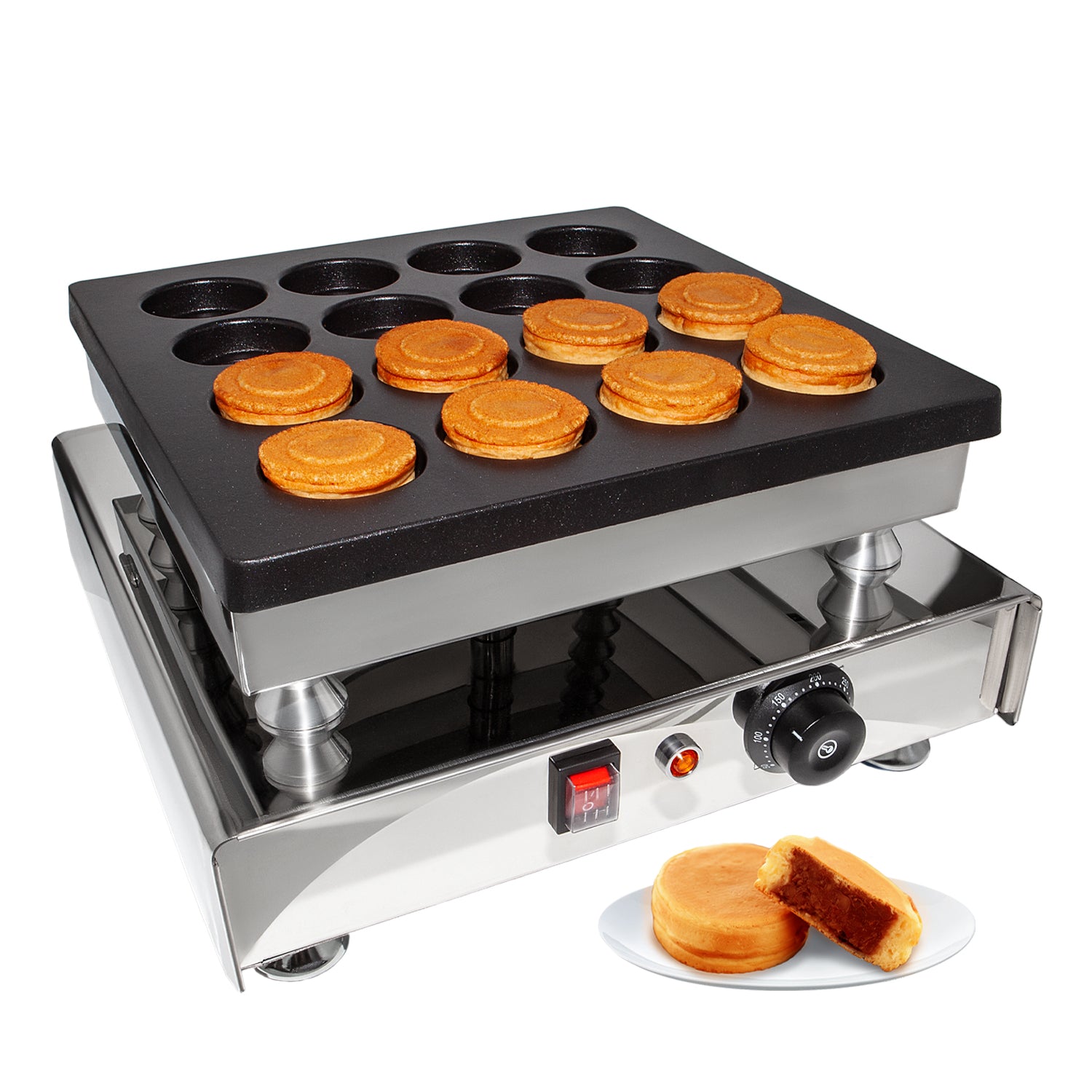 Mua Home Automatic Mini Cake Maker Double-sided Electric Cake Pan Breakfast  Machine Multi-Treat Baker 1200W EU Plug | Tiki