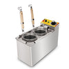 AP-385 Electric Pasta Cooker | Noodle Machine | 2-Basket Pot for Pasta and Noodles | Stainless Steel | 2kW