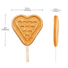 ALDKitchen Heart Waffle Maker | Heart-Shaped Waffles on a Stick | 4 Pcs | 110V