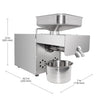 A-OM5 Oil Press Machine Commercial | Hot and Cold Pressing | Electric Oil Extraction Machine