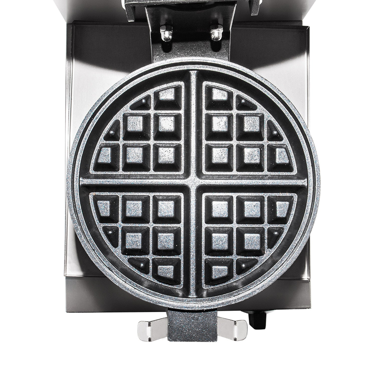 AR-HWB1A Double Double Waffle Maker | Round-Shaped Belgium Waffles | Stainless Steel | Nonstick Coating