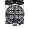 AR-HWB1A Double Double Waffle Maker | Round-Shaped Belgium Waffles | Stainless Steel | Nonstick Coating