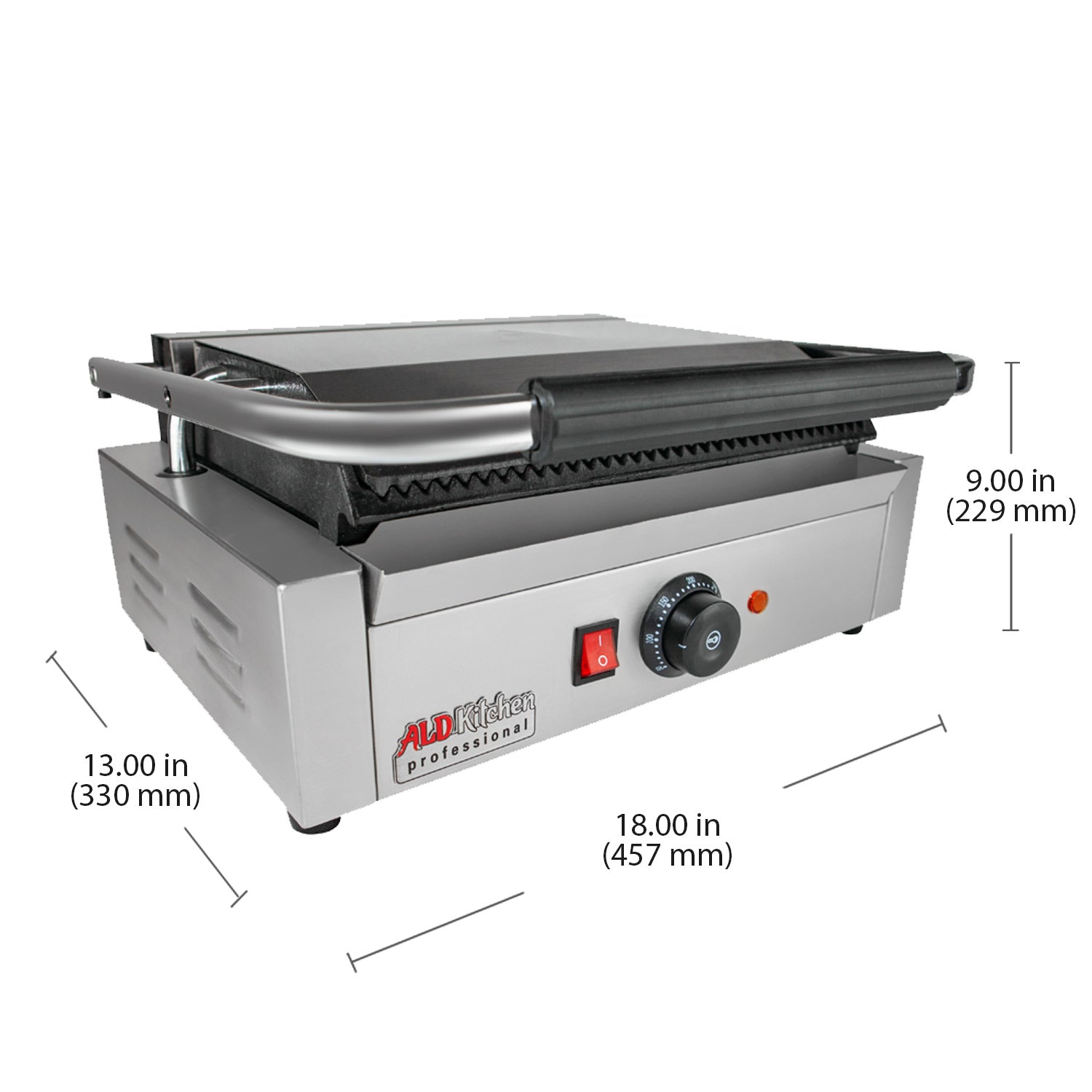 AP-690 Panini Press | Sandwich Maker Machine with Big Surface | Adjustable Control | Nonstick Coating