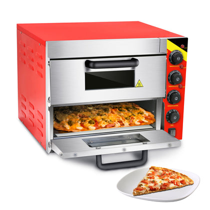 ALDKitchen Pizza Maker | Electric Pizza Oven | 2 Pcs | Stainless Steel | 110V