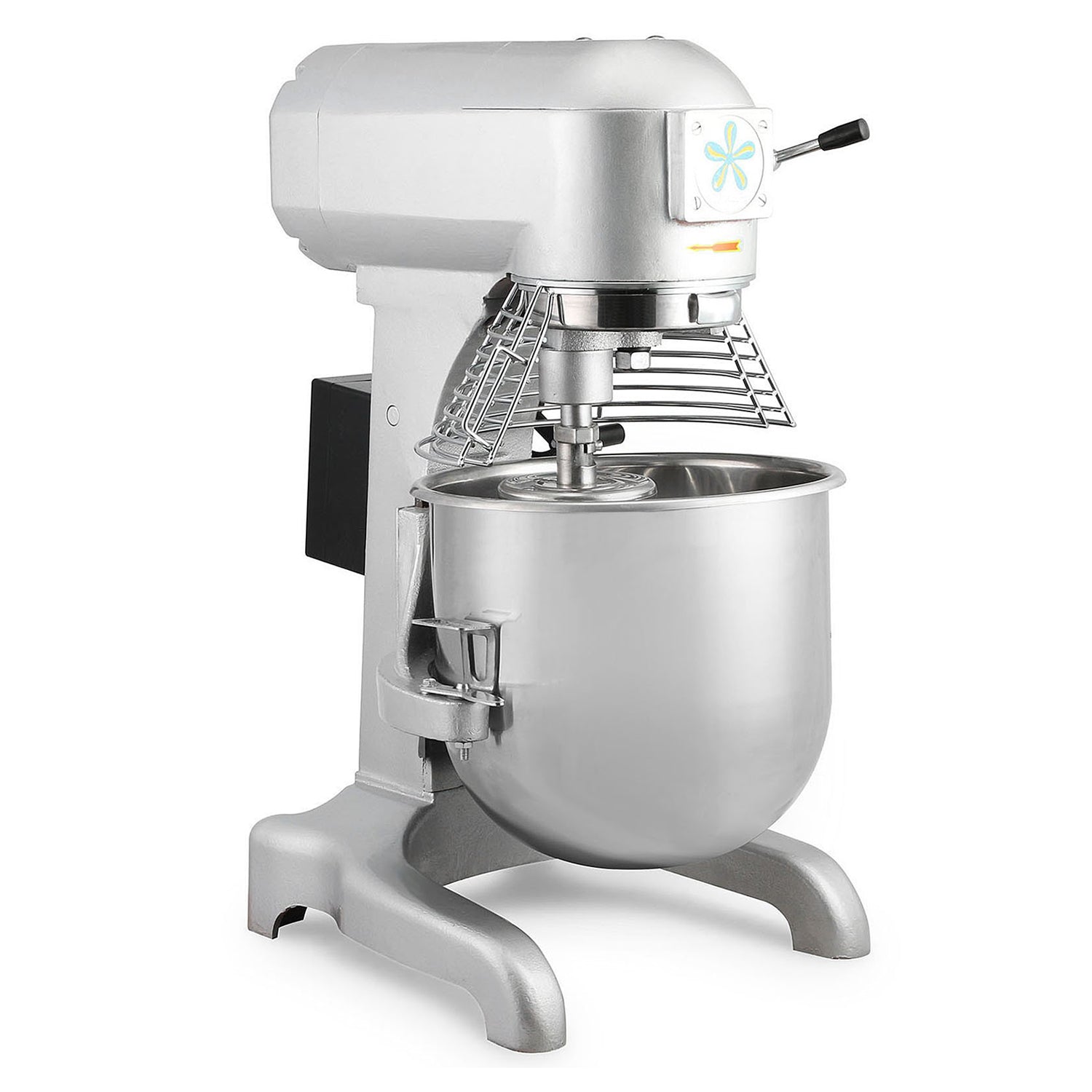 GorillaRock Food Mixer, Commercial Planetary Mixer with Dough Hook, Wire  Whip & Beater