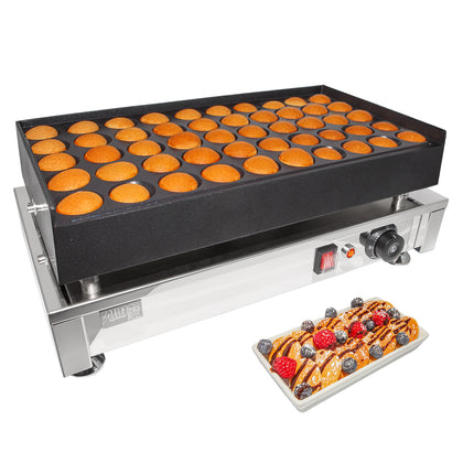 AP-560 Mini Dutch Pancake Maker | Electric Poffertjes Machine | 50 Pcs | High Capacity | Stainless Steel