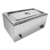 ALDKitchen Bain Marie Steam Warmer | Electric Buffet Food Warmer | Stainless Steel | 1 tank | 110V