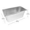 ALDKitchen Bain Marie Steam Warmer | Electric Buffet Food Warmer | Stainless Steel | 6 tanks | 110V