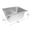 ALDKitchen Bain Marie Steam Warmer | Electric Buffet Food Warmer | Stainless Steel | 4 Tanks | 110V