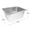 ALDKitchen Bain Marie Steam Warmer | Electric Buffet Food Warmer | Stainless Steel | 2 tanks | 110V
