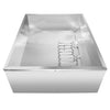 ALDKitchen Bain Marie Steam Warmer | Electric Buffet Food Warmer | Stainless Steel | 6 tanks | 110V