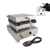 AP-506 Square Waffle Iron | Press Type | 6 Belgium Waffles | Stainless Steel | Nonstick