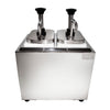 AP-315S Sauce Dispenser | 2-Bucket Sauce Pressure Pump | Double Sauce Dispenser | Commercial and Home Use