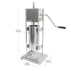 ALDKitchen Sausage Stuffer | Manual Control | 5L | Vertical Sausage Machine