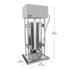 ALDKitchen Sausage Stuffer | Electric Sausage Filler | 5 Tubes | Stainless Steel