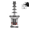 A-CF5D Chocolate Fountain | 5-tier Stainless Steel Chocolate Fondue Fountain | Digital Display | 300W