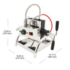 AP-35 Stick Waffle Maker | Rotating Waffle Iron | 3 Tree Waffles on a Stick | Stainless Steel