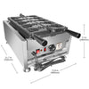 ALDKitchen Taiyaki Machine | 5 Pcs | Open-Mouth Fish Shaped Waffle Cones