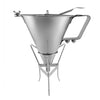 ALDKitchen Pancake Batter Dispenser | Funnel Dispenser with Stand | 2 Nozzles 