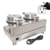 AP-602 Waffle Cone Maker | Commercial Double Ice Cream Cone Maker | Stainless Steel | Nonstick Coating | 2kW