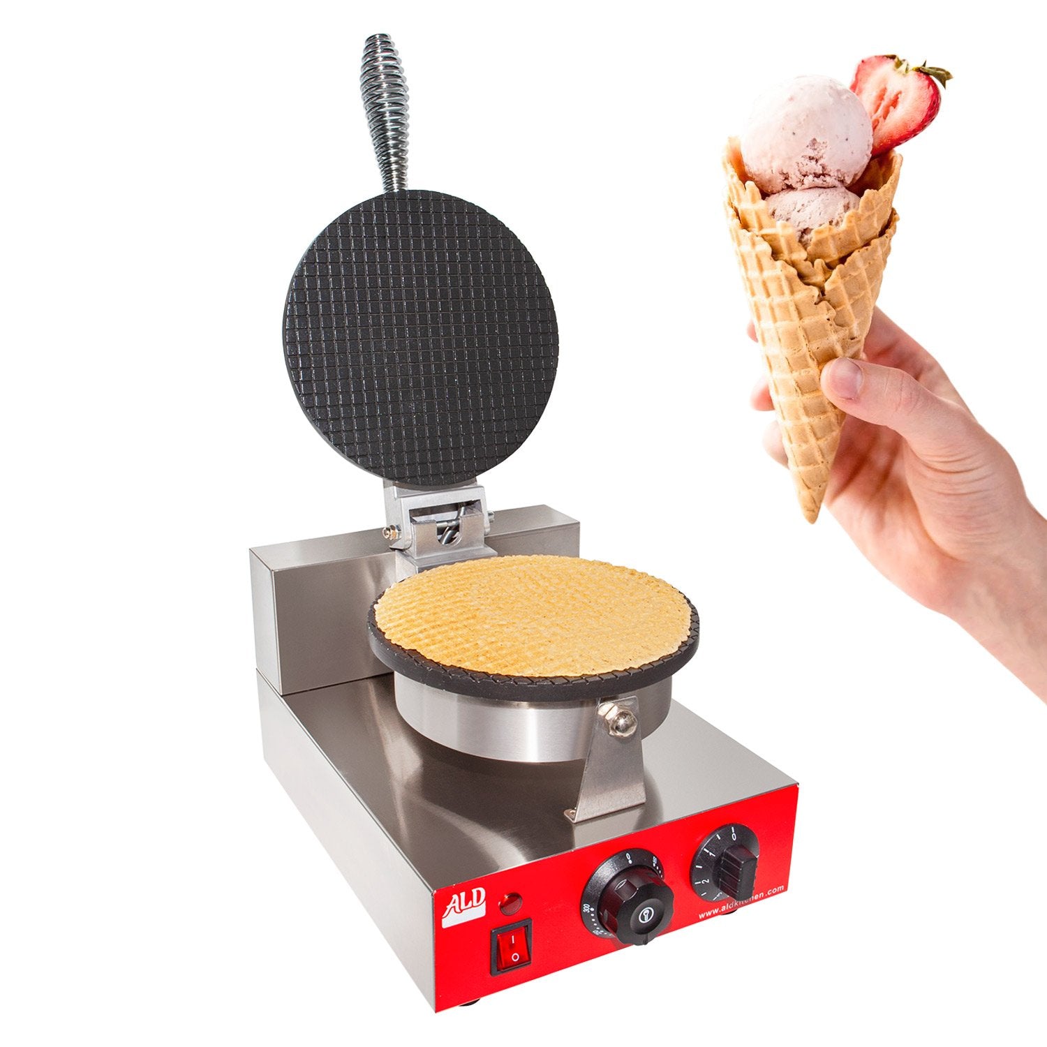 Large waffle cone maker online