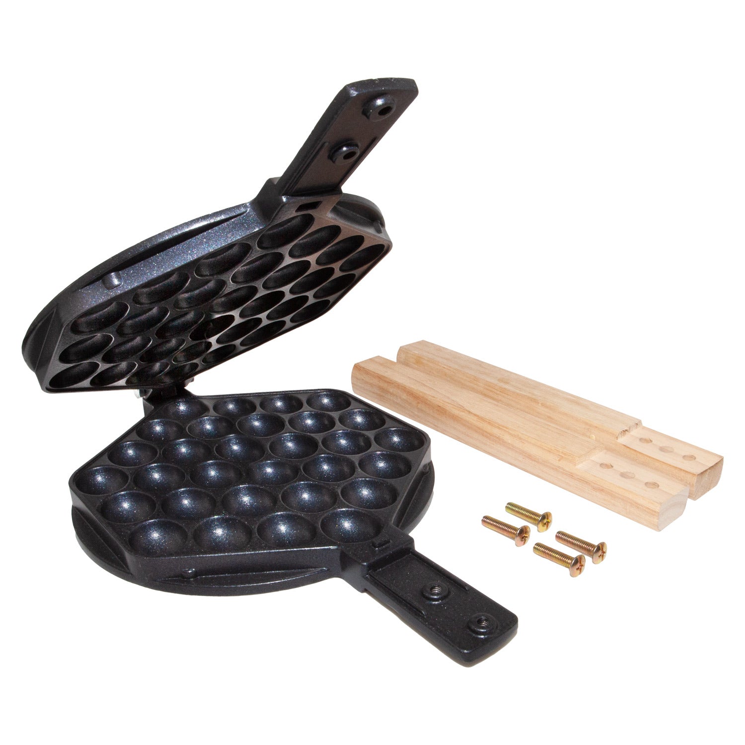 P_FY6-M Bubble Waffle Maker | Egg Waffle Maker Mold | Replaceable 180 Degree Rotating Waffe Iron | Nonstick