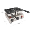 AP-451 Walnut Crisp Maker | Walnut Sweet Cake | 10 Pcs | Nonstick