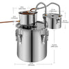 A-FCSA-30 Alcohol Wine Distiller | 8 Gallon 30L | Moonshine Still | Water Alcohol Distiller | Stainless Steel