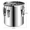 A-FCSA-10 Alcohol Wine Distiller | 2.5 Gal 10L | Moonshine Still | Water Alcohol Distiller |  Stainless Steel